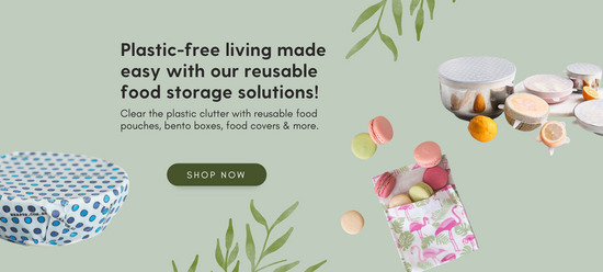 Non plastic food storage solutions at Diminish. Adelaide Eco Shop.