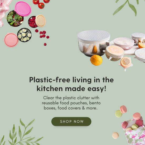 Plastic free living in the kitchen. Shop our Range at Diminish. Adelaide Eco Shop