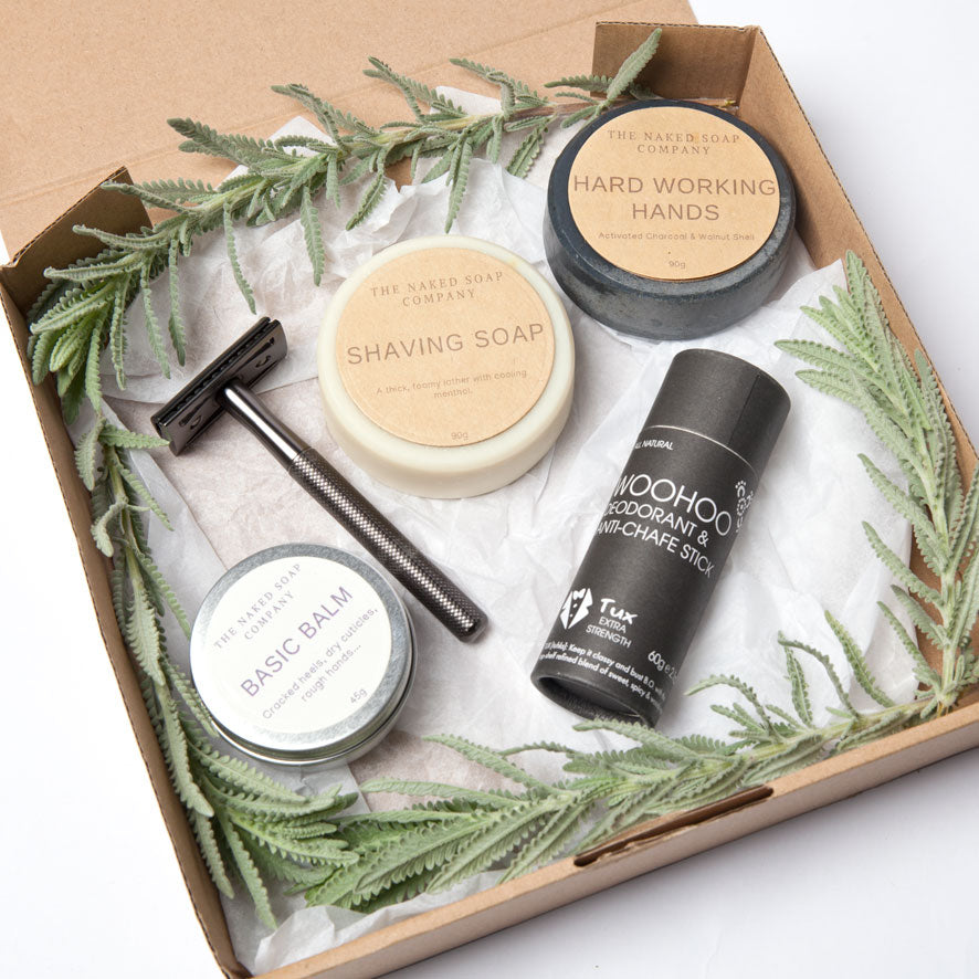 Eco Father's Day Gift pack with 5 Planet-friendly products. Eco shop Adelaide. Diminish.