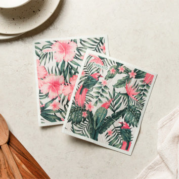 Ever eco set of 2 plant-based and plastic-free kitchen cloths. Adelaide Eco shop.