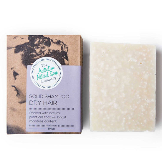 Load image into Gallery viewer, The Australian Natural Soap company Solid Shampoo bar for dry hair
