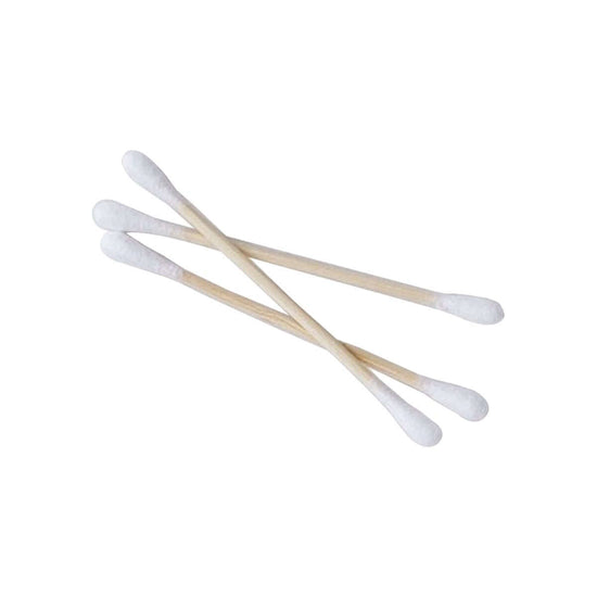 Plastic-free cotton buds. Bamboo handle with cotton tips. Home compostable. 