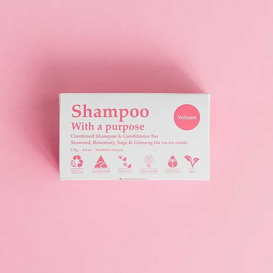shampoo with a purpose shampoo and conditioner bar for volume